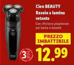 Lidl Cien BEAUTY Rasoio a lamina rotante offerta
