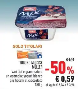 Conad Yogurt, Mousse Müller offerta