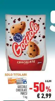 Conad Gocciole Chocolate Pavesi offerta