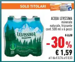 Conad ACQUA LEVISSIMA offerta