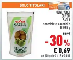 Conad OLIVE VERDI OLIVOLÌ SACLÀ offerta