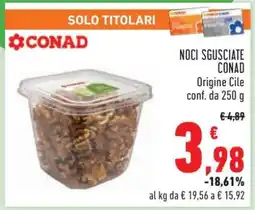 Conad Noci Sgusciate Conad offerta