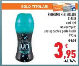 Conad Profumo per bucato Lenor offerta
