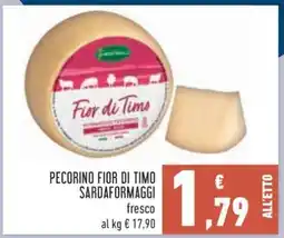 Conad Pecorino Fior di Timo Sardaformaggi offerta