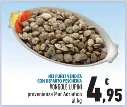 Conad Vongole Lupini offerta