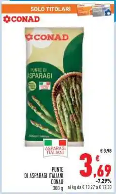 Conad PUNTE DI ASPARAGI ITALIANI CONAD offerta