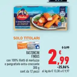 Conad BASTONCINI FINDUS offerta