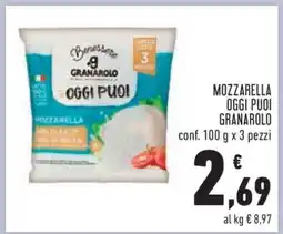 Conad MOZZARELLA OGGI PUOI GRANAROLO offerta