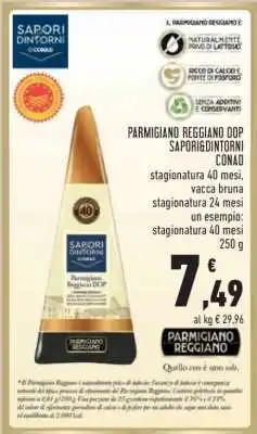 Conad Parmigiano Reggiano DOP Sapori&Dintorni Conad offerta