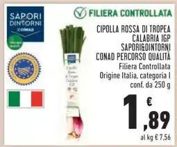 Conad Cipolla Rossa di Tropea Calabria IGP offerta