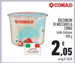 Conad BOCCONCINI DI MOZZARELLA CONAD offerta