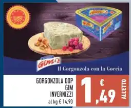 Conad GORGONZOLA DOP GIM INVERNIZZI offerta