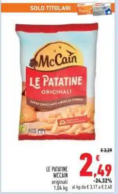 Conad LE PATATINE MCCAIN offerta