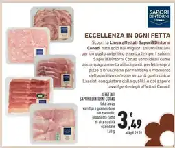 Conad AFFETTATI SAPORI&DINTORNI CONAD offerta