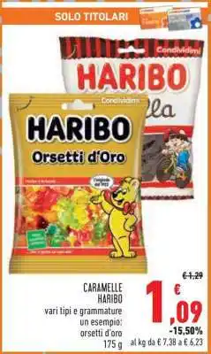 Conad Caramelle Haribo offerta
