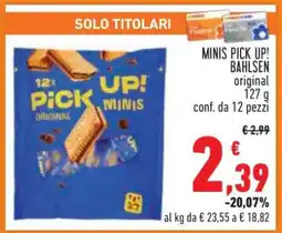 Conad MINIS PICK UP! BAHLSEN offerta