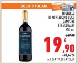 Conad Brunello di Montalcino DOCG Campone Frescobaldi offerta