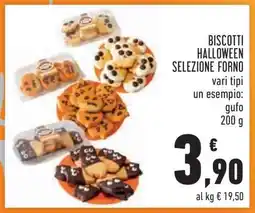 Conad BISCOTTI HALLOWEEN SELEZIONE FORNO offerta