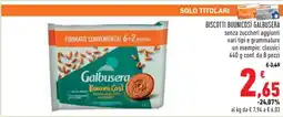 Conad Biscotti Buonicosì Galbusera offerta