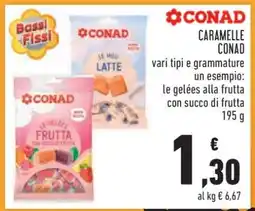 Conad Caramelle Conad offerta
