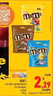 Conad M&M'S offerta
