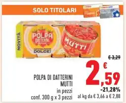 Conad POLPA DI DATTERINI MUTTI offerta