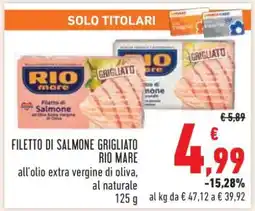 Conad Filetto di Salmone Grigliato Rio Mare offerta