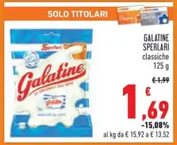 Conad GALATINE SPERLARI classiche offerta