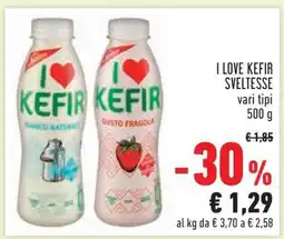 Conad I Love Kefir Sveltesse offerta