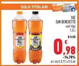 Conad Thè San Benedetto offerta