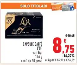 Conad CAPSULE CAFFÈ L'OR offerta