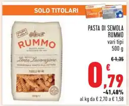 Conad PASTA DI SEMOLA RUMMO offerta
