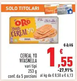 Conad CEREAL YO VITASNELLA offerta