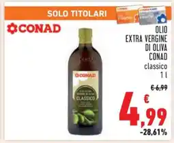 Conad OLIO EXTRA VERGINE DI OLIVA CONAD classico 1 l offerta