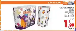 Conad CARTA CASA HALLOWEEN KARTIKA offerta