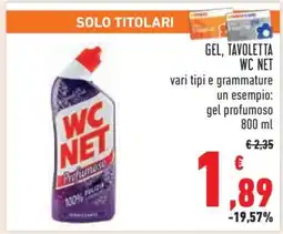 Conad GEL, TAVOLETTA WC NET offerta