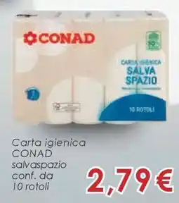 Conad Carta igienica CONAD offerta