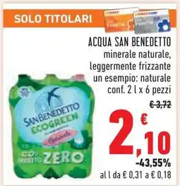 Conad ACQUA SAN BENEDETTO offerta