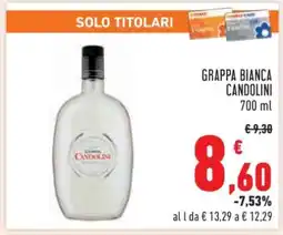 Conad Grappa Bianca Candolini offerta