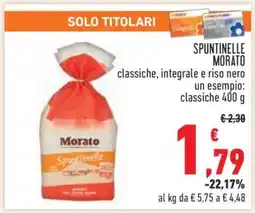 Conad SPUNTINELLE MORATO offerta