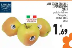 Conad Mele Golden Delicious Sapori&Dintorni Conad offerta