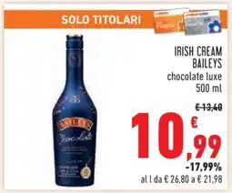 Conad Irish Cream Baileys offerta