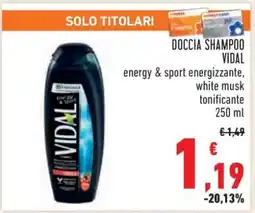 Conad Doccia Shampoo Vidal offerta