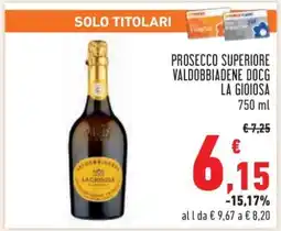 Conad Prosecco Superiore Valdobbiadene DOCG La Gioiosa offerta