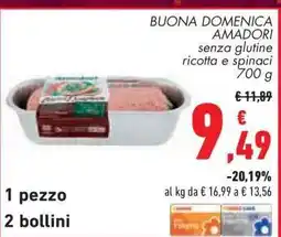 Conad BUONA DOMENICA AMADORI offerta