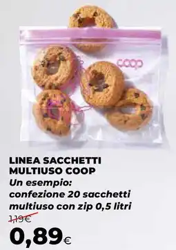 Extracoop Linea sacchetti multiuso COOP offerta