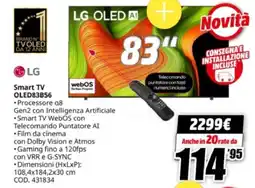 MediaWorld LG Smart TV OLED83B56 offerta