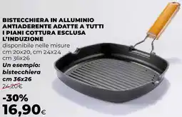 Extracoop Bistecchiera in alluminio antiaderente adatte a tutti i piani cottura esclusa l'induzione offerta