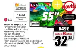 MediaWorld LG Smart TV 55QNED87A offerta