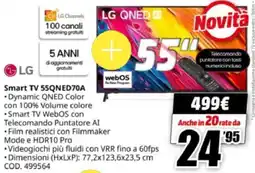 MediaWorld LG Smart TV 55QNED70A offerta